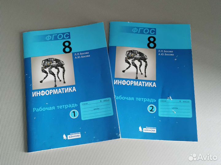 Рабочая тетрадь Информатика 8 класс Босова 2 части
