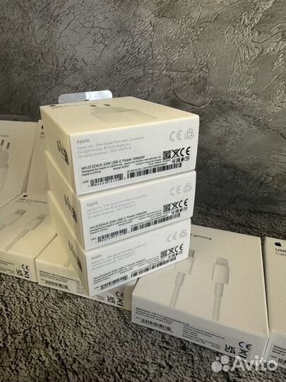 Зарядка 20w на iPhone блок+кабель оригинал новая