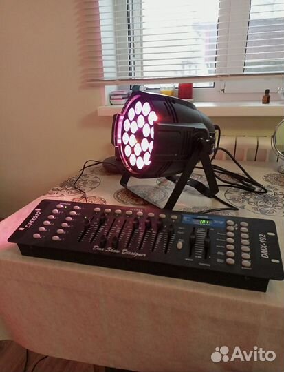 DMX контроллер «расческа» для световых приборов