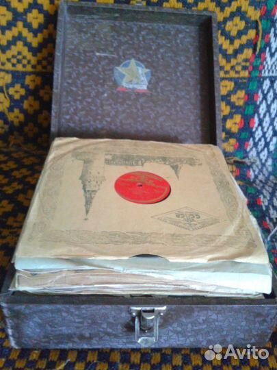 Чемоданчик для виниловых пластинок. СССР