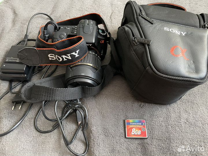 Зеркальный фотоаппарат sony alpha 300