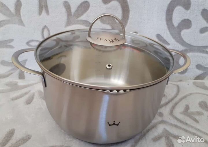 Продам Новые Кастрюли Royal Kuchen 6л Пароварка