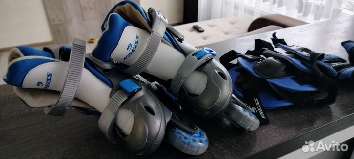 Роликовые коньки детские раздвижные