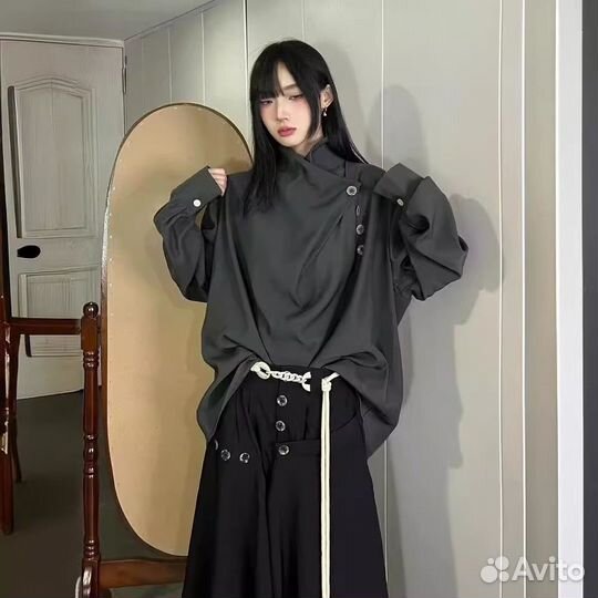 Рубашка opium rick owens type y2k