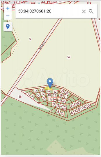 Участок 24,7 сот. (СНТ, ДНП)