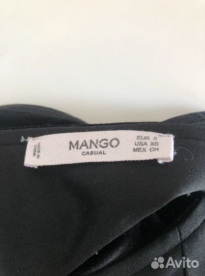 Бархатный комбинезон Mango
