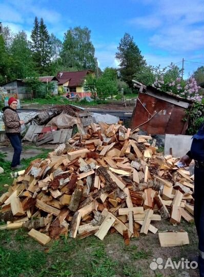 Дрова колотые