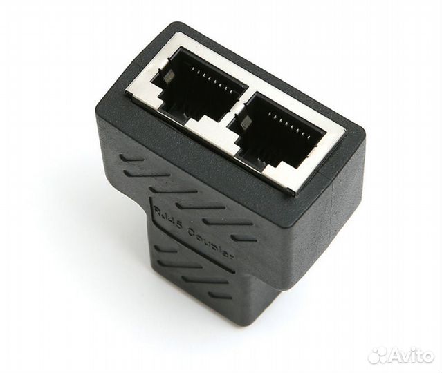 Разветвитель для интернет кабеля на 2 RJ45 8P8C