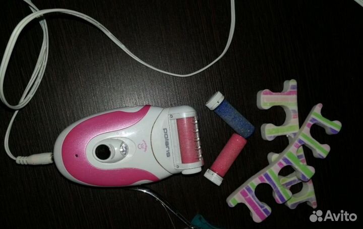 Электрическая пилка для пяток Polaris новая