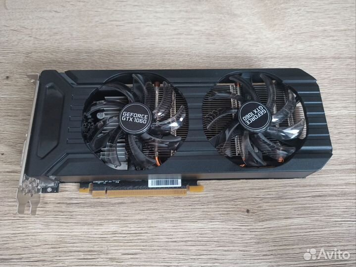 Видеокарта gtx 1060 6gb palit