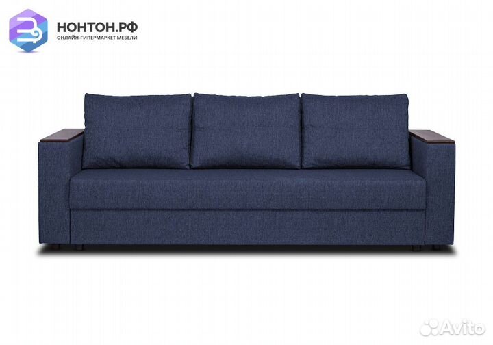 Диван еврокнижка Атланта синий