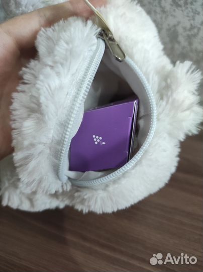 Белый медведь игрушка новогодняя сумочка