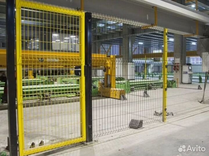 Забор из 3D сетки ,ворота качественно