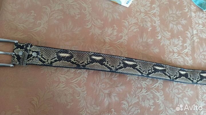 Ремень из змеиной кожи (удав)