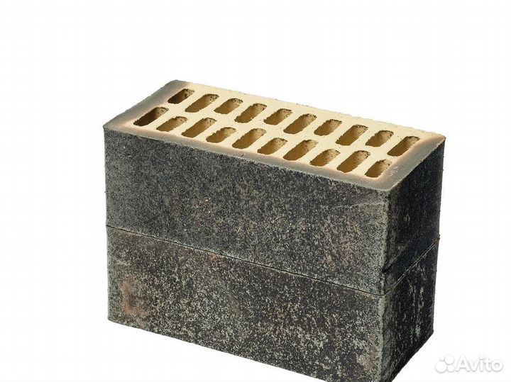 Кирпич облицовочный Коричневый графит 1нф; 1,4нф