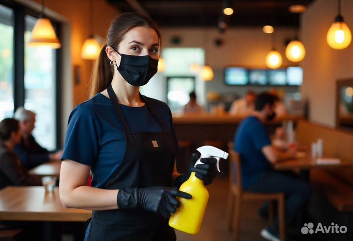 Требуется уборщик в столовую 