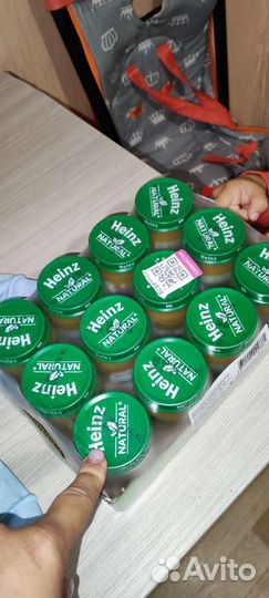 Детское пюре Heinz кабачки