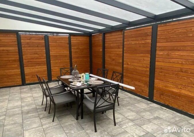 Жалюзи для террас веранд беседок балконов и домов