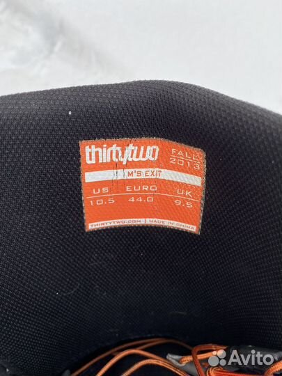 Сноубордические ботинки thirtytwo 43