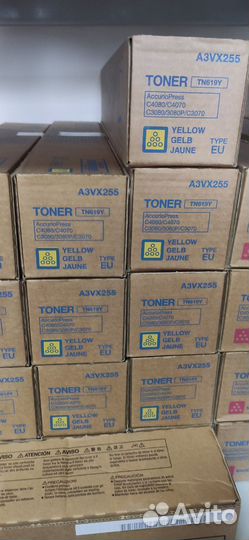 Тонер TN-619 C,M,Y,K Konica Minolta. Оригинальный