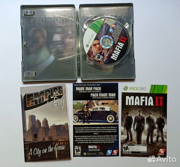 Steelbook Mafia 2 Xbox 360
