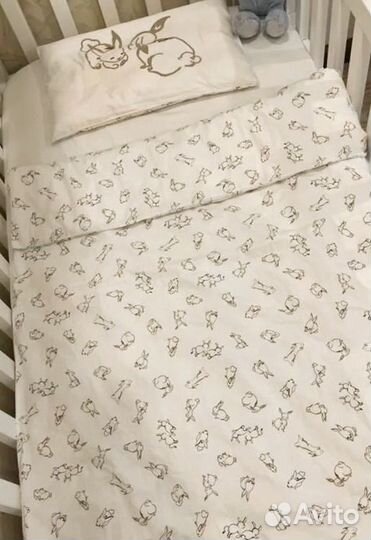 Детское постельное белье IKEA Икеа Rodhake Зайчики