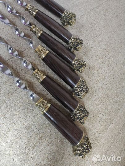 Подарочные шампура с головой Льва