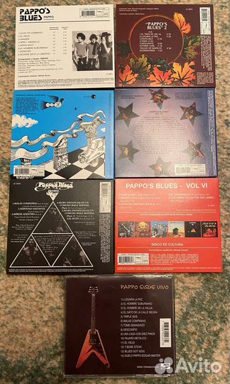 Pappo's Blues. Фирменные CD