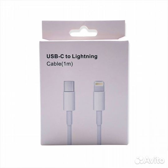 Кабель iPhone orig type-C-lightning white