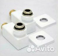 Водяной полотенцесушитель белый глянец.Грота