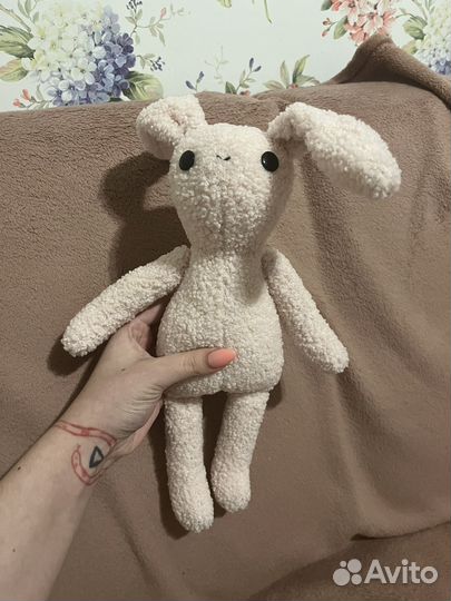 Мягкая игрушка зайчик
