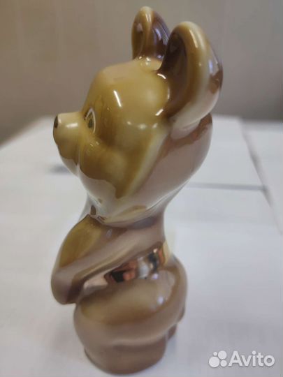 Фарфоровые статуэтка Олимпийский Мишка