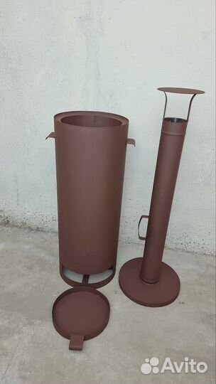 Печь для бассейна на дровах из нержавеющей стали