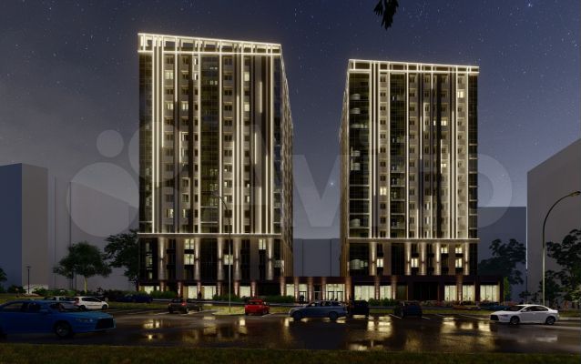 3-к. квартира, 77 м², 8/16 эт.