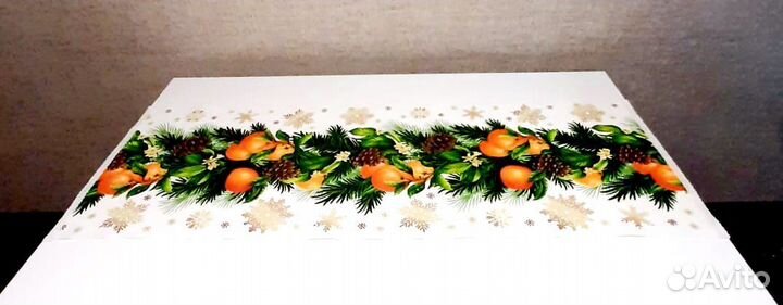 Новогодняя салфетка-дорожка