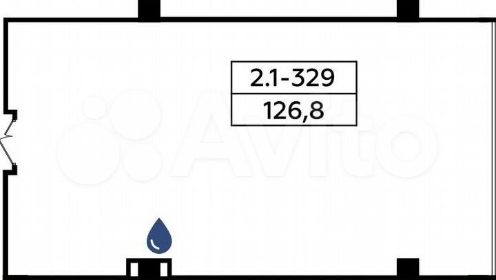 Продается помещение под офис, площадь 126.8 кв.м