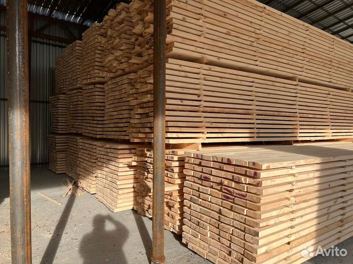 Обрезная доска 40х200х6000 сосна от производителя