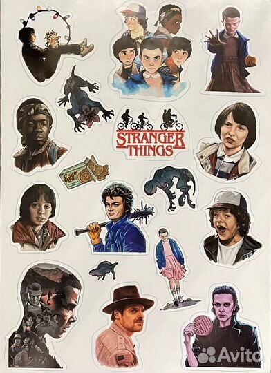 Наклейки стикеры marvel star wars и пр