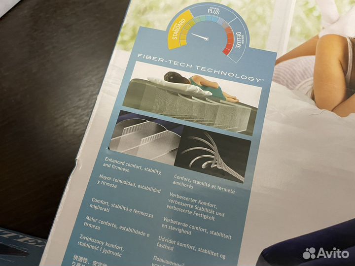 Надувной матрас кровать Intex 191х137х25 см 64758