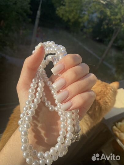 Модель на маникюр наращивание