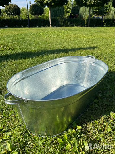 Оцинкованный таз 60 литров