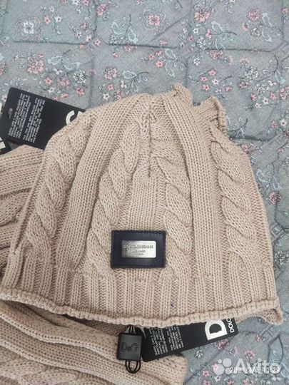 Комплект шапка и шарф