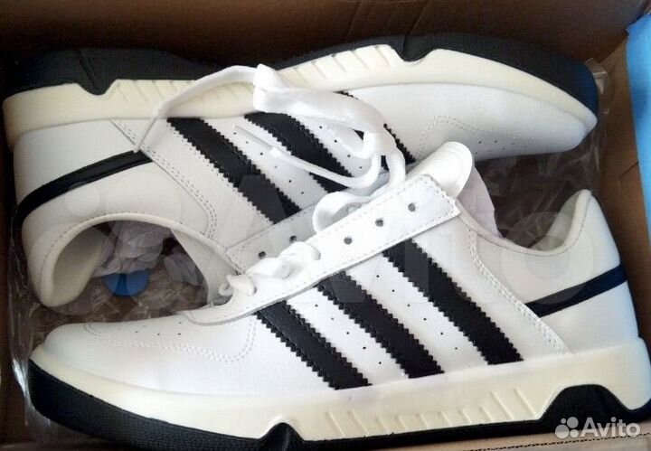 Классные Мужские Кожаные кроссовки Adidas фишки