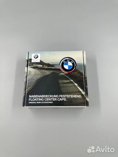 Динамические парящие колпачки на литые диски BMW