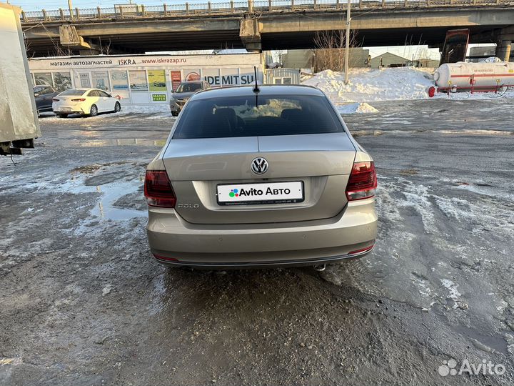 Volkswagen Polo 1.6 AT, 2018, 99 000 км