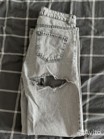 Джинсы серые 42