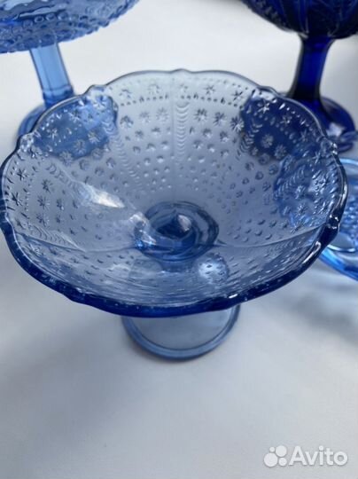 Посуда кобальт,голубое стекло,фарфор СССР