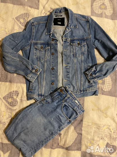 Джинсовая куртка мужская hm