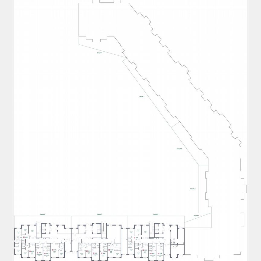1-к. квартира, 40,7 м², 1/16 эт.