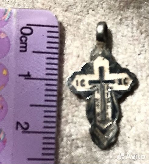 Крест серебро. 800 проба